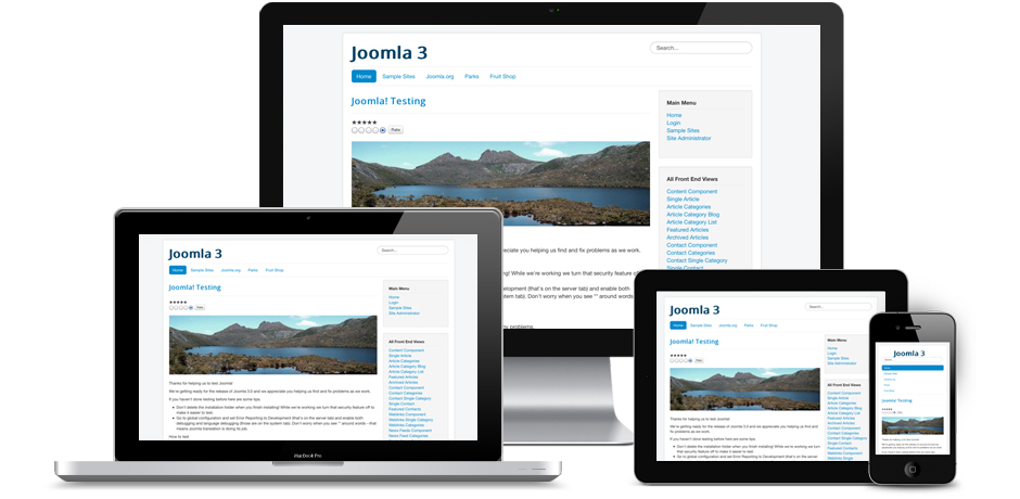 Joomla 3 mobile ready